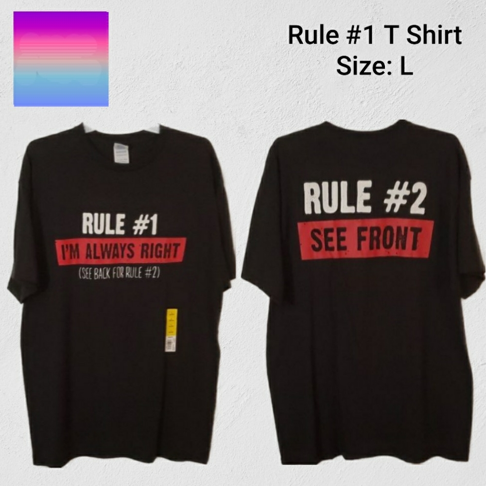 Rule #1 T- Shirt | Size: LG (42/44)